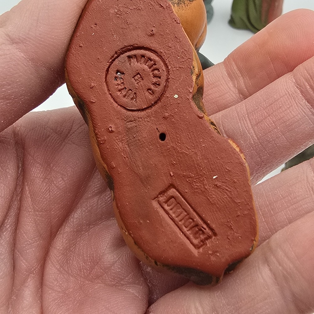 Vtg Nativity Set Ortigas Figures Red Clay Ceramic - Picture 11 of 12